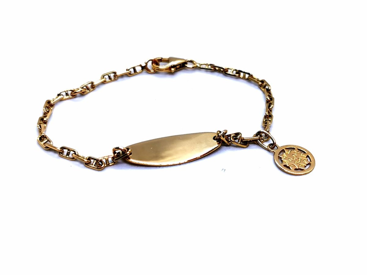 Bracelet Yellow gold curb chain