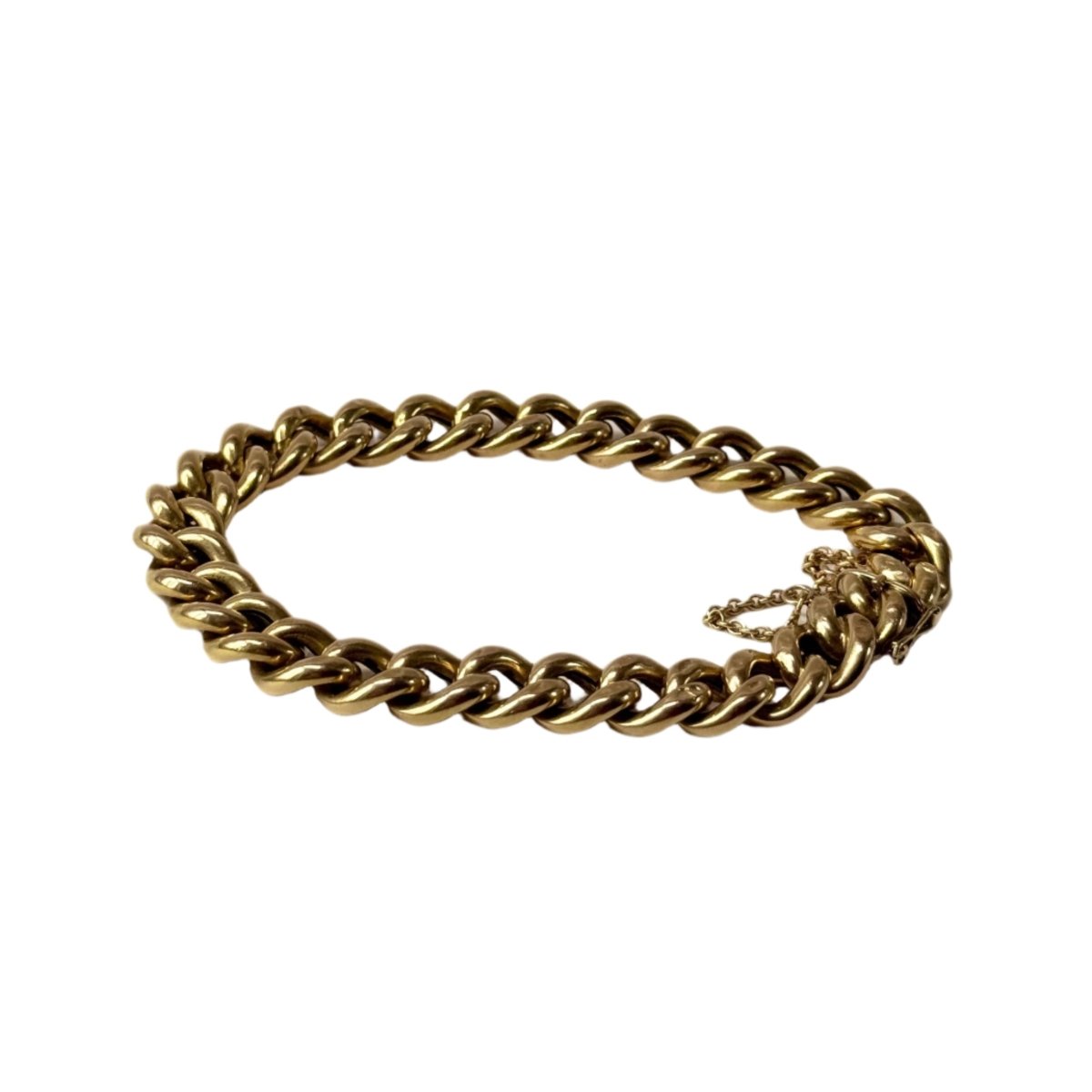 Bracelet gourmette en or jaune - Castafiore