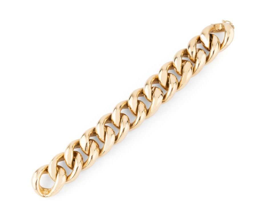 Bracelet Gourmette en or jaune Seaman Schepps - Castafiore