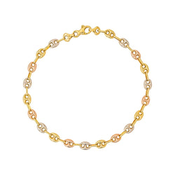 Bracelet Grain de café Or jaune - Castafiore