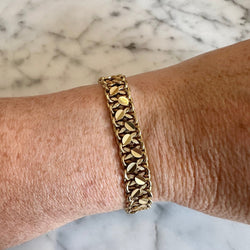 Bracelet grains de café en or jaune - Castafiore
