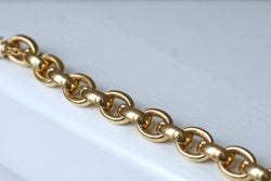 Bracelet grosse maille gourmette or - Castafiore