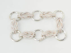 Bracelet Hermès "Audierne" en argent - Castafiore