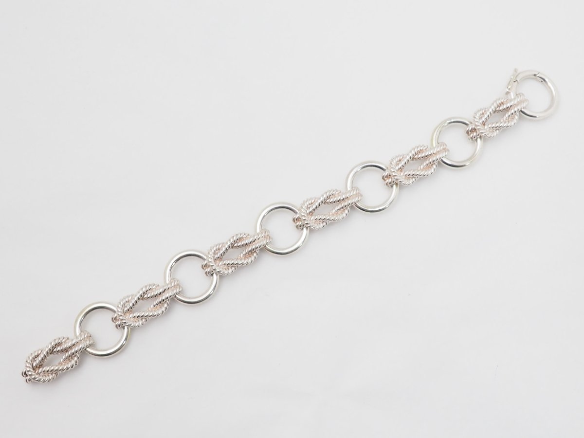 Bracelet Hermès "Audierne" en argent - Castafiore