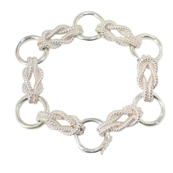 Bracelet Hermès "Audierne" en argent - Castafiore