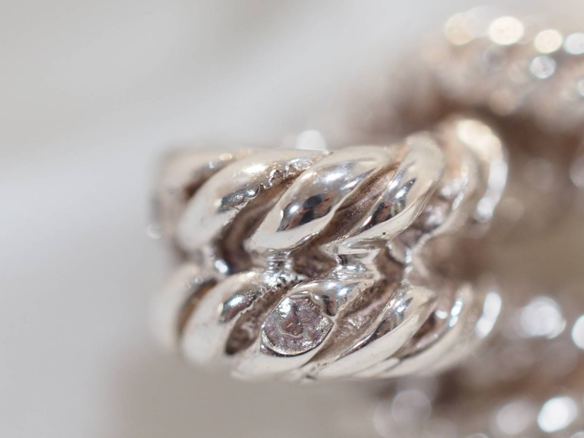 Bracelet Hermès "Audierne" en argent - Castafiore