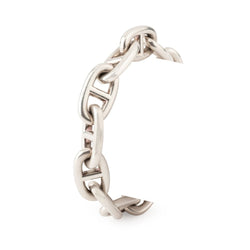 Bracelet HERMÈS "Chaine d'ancre" en argent - Castafiore