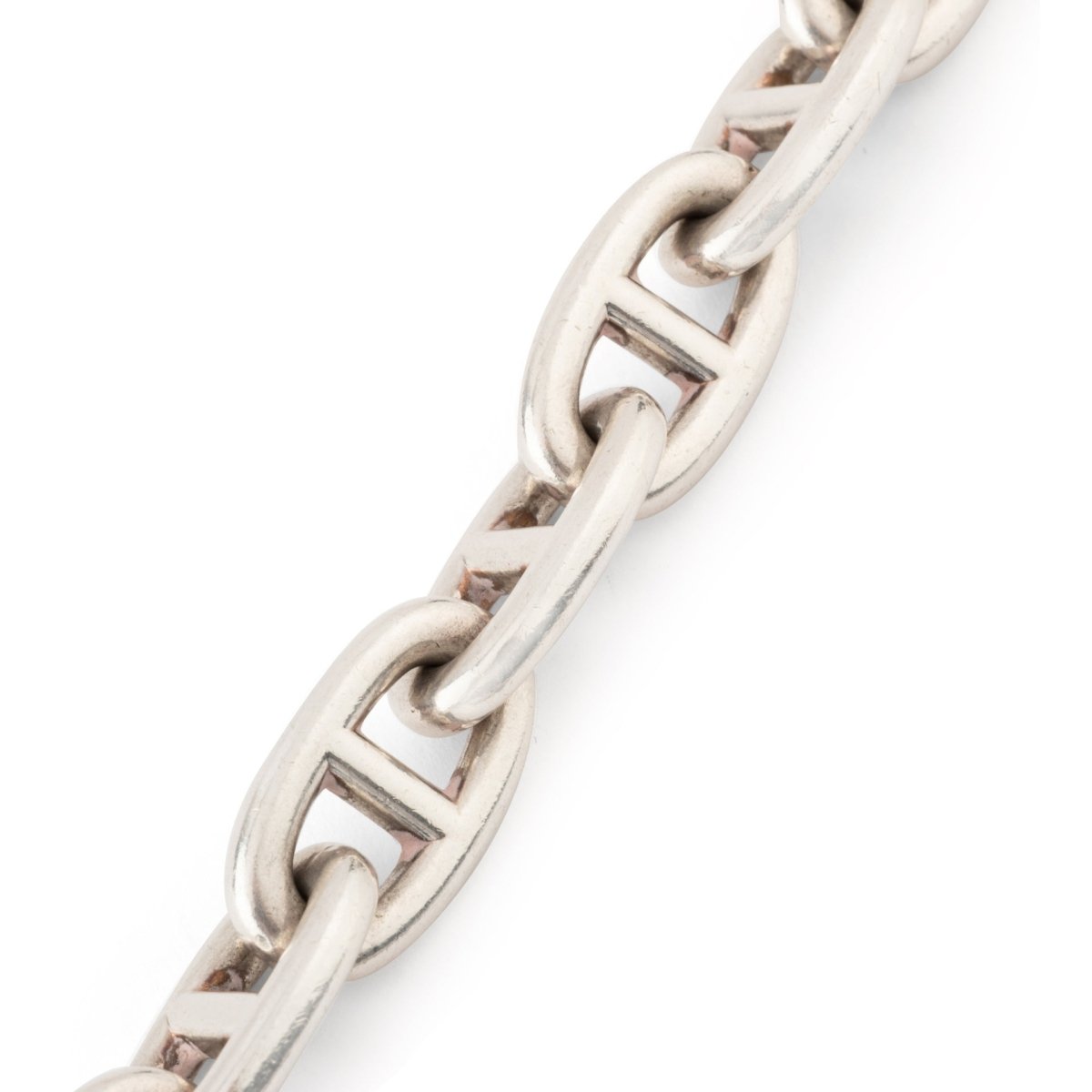 Bracelet HERMÈS "Chaine d'ancre" en argent - Castafiore