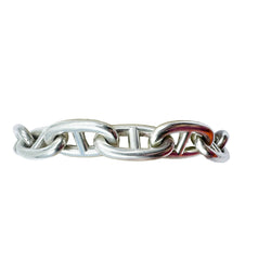 Bracelet HERMÈS "Chaîne d'ancre" en argent - Castafiore