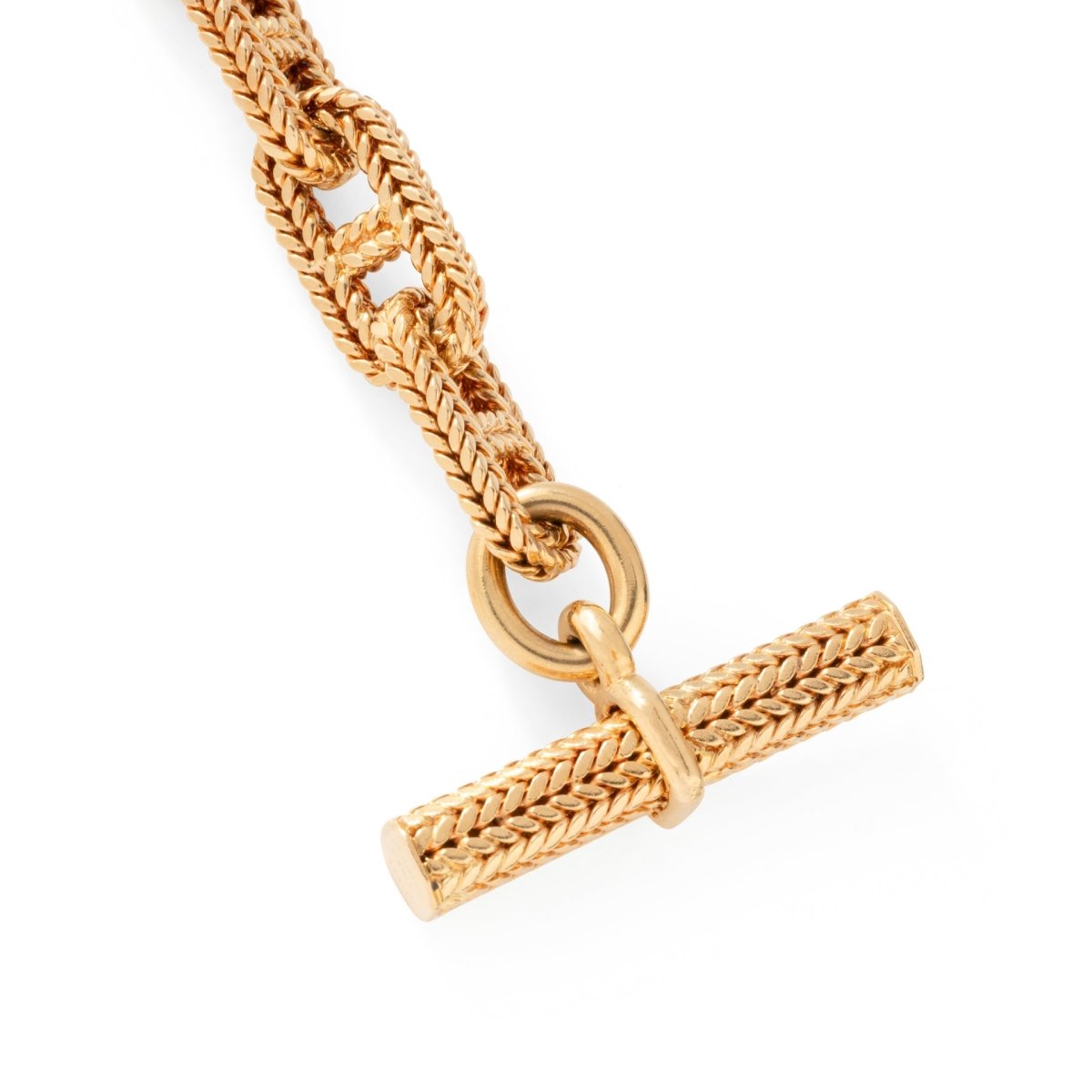 Bracelet HERMÈS "Chaîne d’ancre Vendôme" GM en or jaune - Castafiore