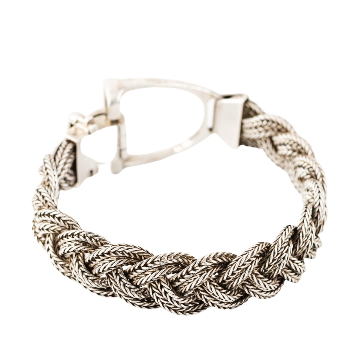 Bracelet HERMÈS Étrier en argent