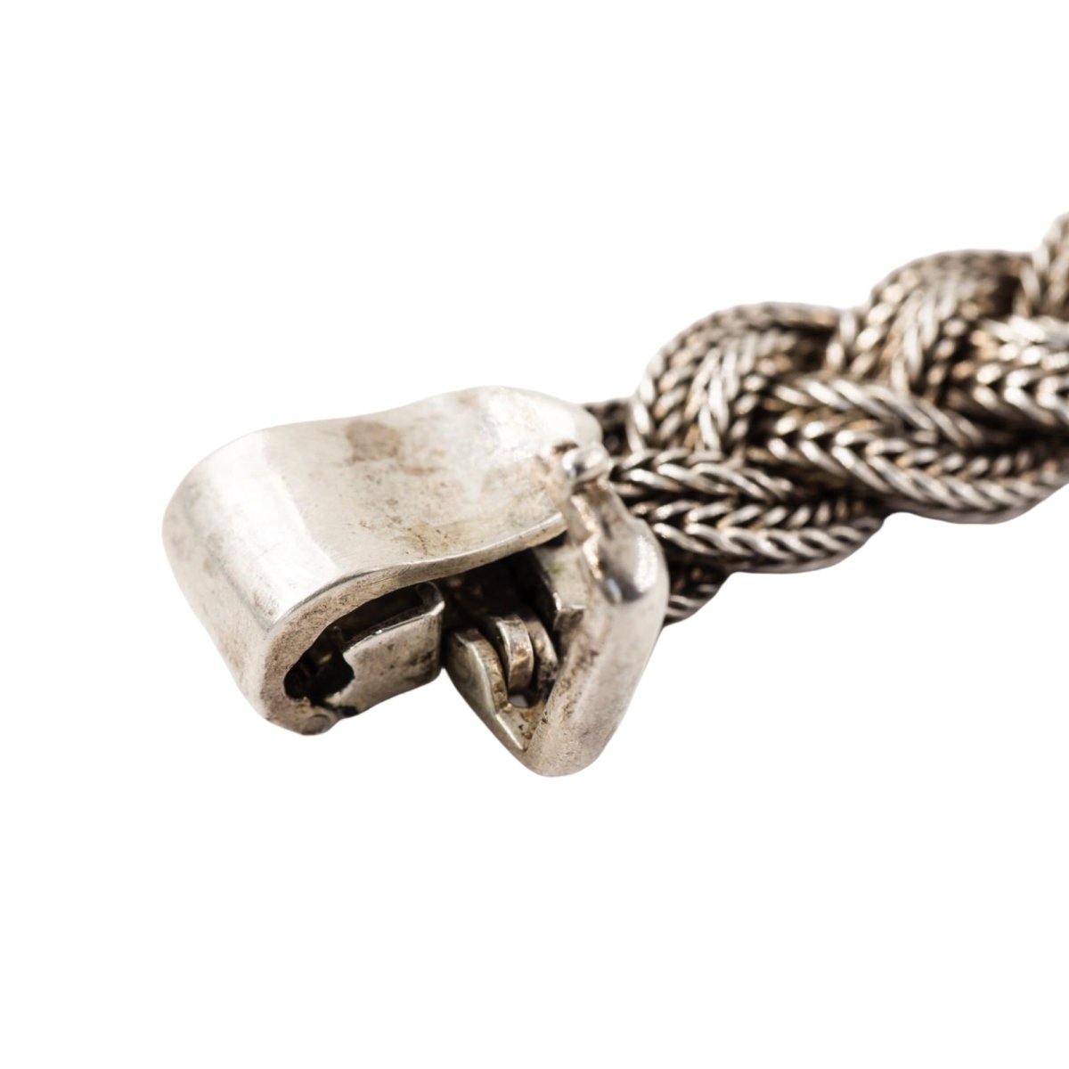 Bracelet HERMÈS "Étrier" en argent - Castafiore