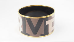 Bracelet Hermès manchette en émail multicolore - Castafiore