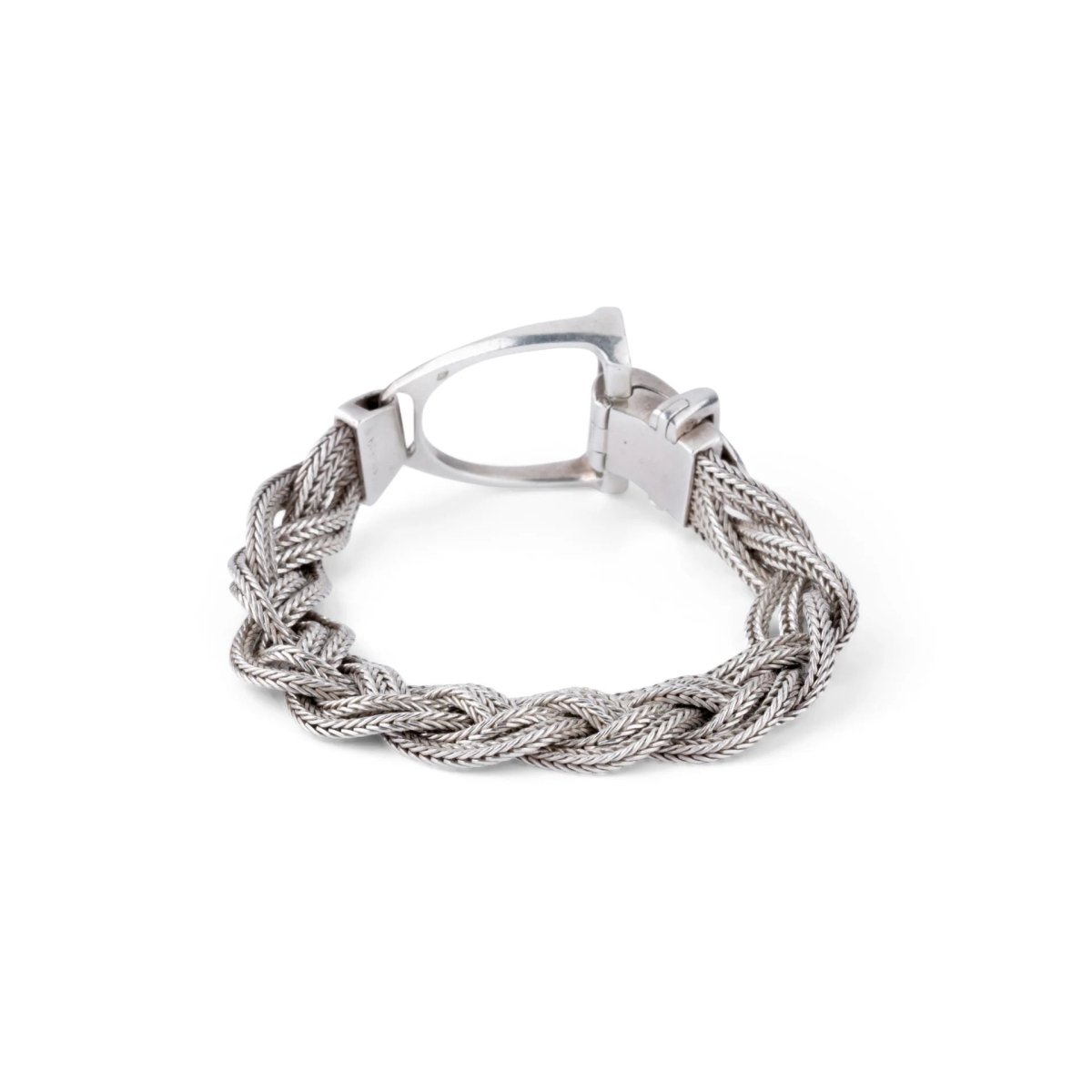 Bracelet Hermès modèle Etrier en argent - Castafiore
