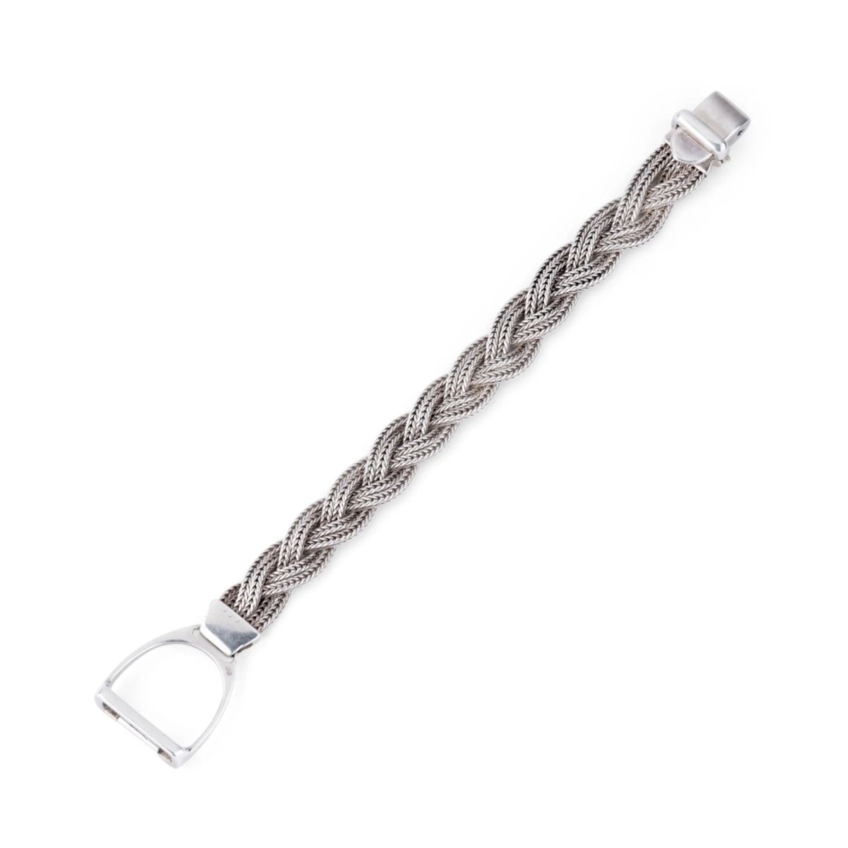 Bracelet Hermès modèle Etrier en argent - Castafiore