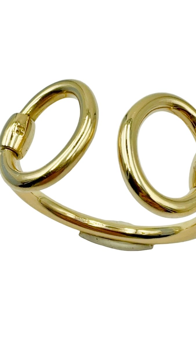 Bracelet HERMES "Nausicaa" en or jaune - Castafiore