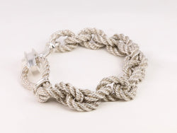 Bracelet Hermès vintage en argent par Gaëtan de Percin - Castafiore