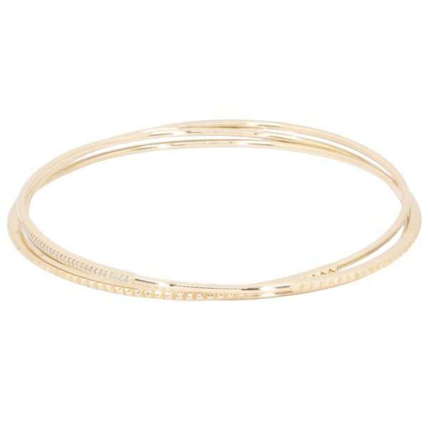 Bracelet Jonc ARTHUS BERTRAND en or jaune et diamants - Castafiore