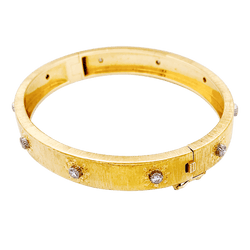 Bracelet Buccellati "Macri Classica", two gold tones and diamonds.