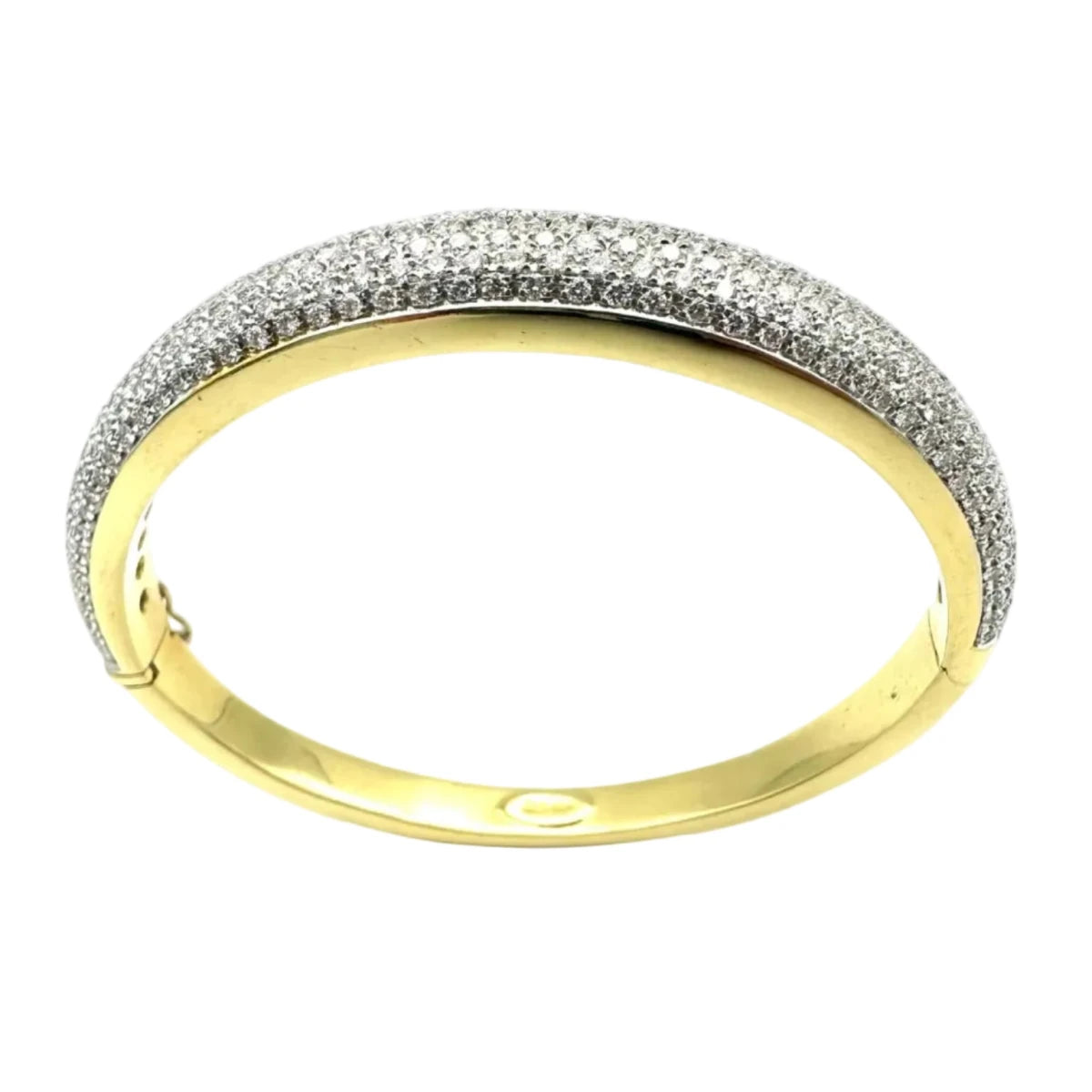 Bracelet Jonc BUCHERER en or jaune et diamants - Castafiore