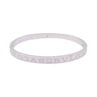 Bracelet jonc Bulgari "Bulgari Bulgari" or blanc, diamants. - Castafiore