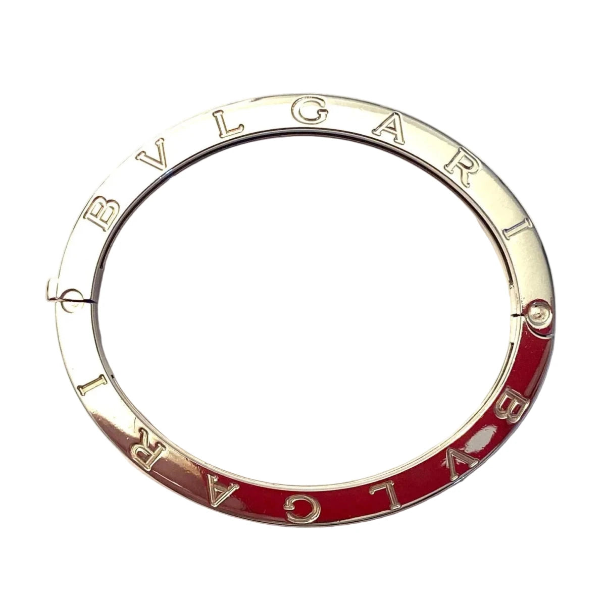 Bracelet Jonc BULGARI "B.Zero1" en or jaune et acier - Castafiore