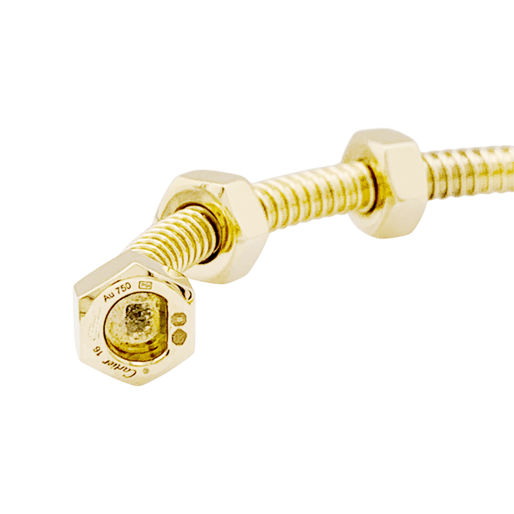 Bracelet Cartier, "Écrou", rose gold.