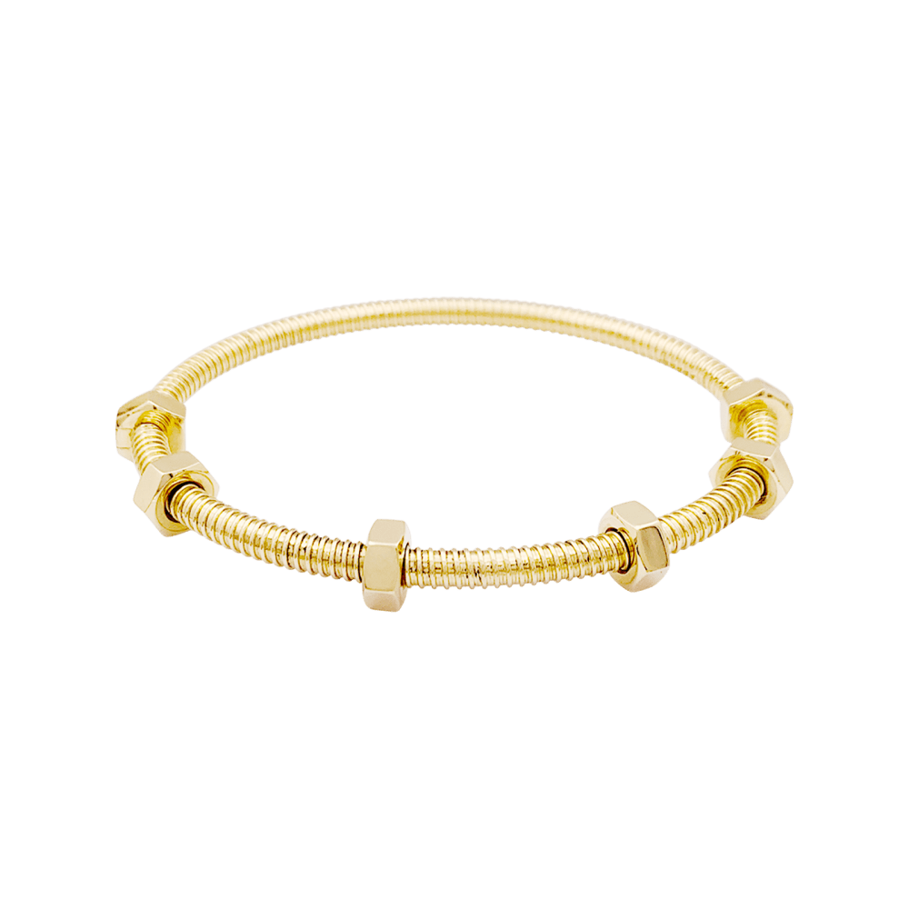 Bracelet Cartier, "Écrou", rose gold.
