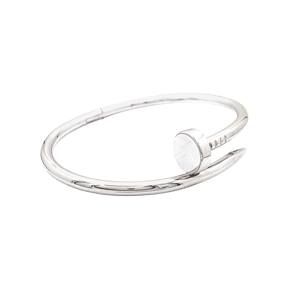 Bracelet Cartier, "Juste un clou", white gold.