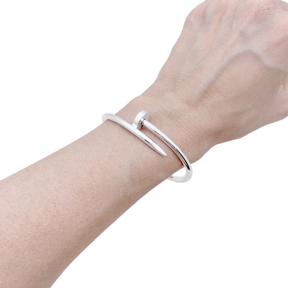 Bracelet Cartier, "Juste un clou", white gold.