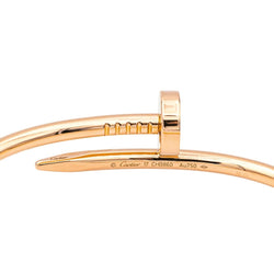 Bracelet Jonc CARTIER "Juste un clou" en or rose - Castafiore