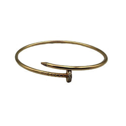 Bracelet Jonc CARTIER "Juste un clou" PM en or rose et diamants - Castafiore