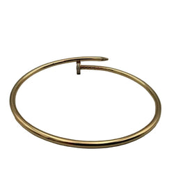 Bracelet Jonc CARTIER "Juste un clou" PM en or rose et diamants - Castafiore
