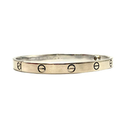 Bracelet Jonc CARTIER "Love Classique" en or blanc - Castafiore