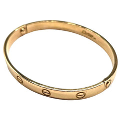 Bracelet Jonc CARTIER "Love Classique" en or jaune - Castafiore