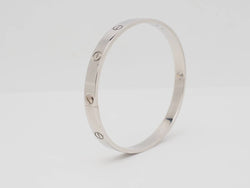 Bracelet Jonc CARTIER "Love" en or blanc - Castafiore