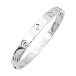 Bracelet Cartier, "Love white gold.