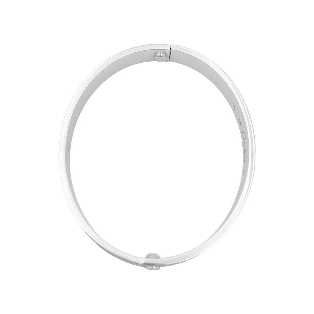 Bracelet Jonc CARTIER "Love" en or blanc - Castafiore
