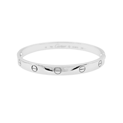 Bracelet Jonc CARTIER "Love" en or blanc - Castafiore