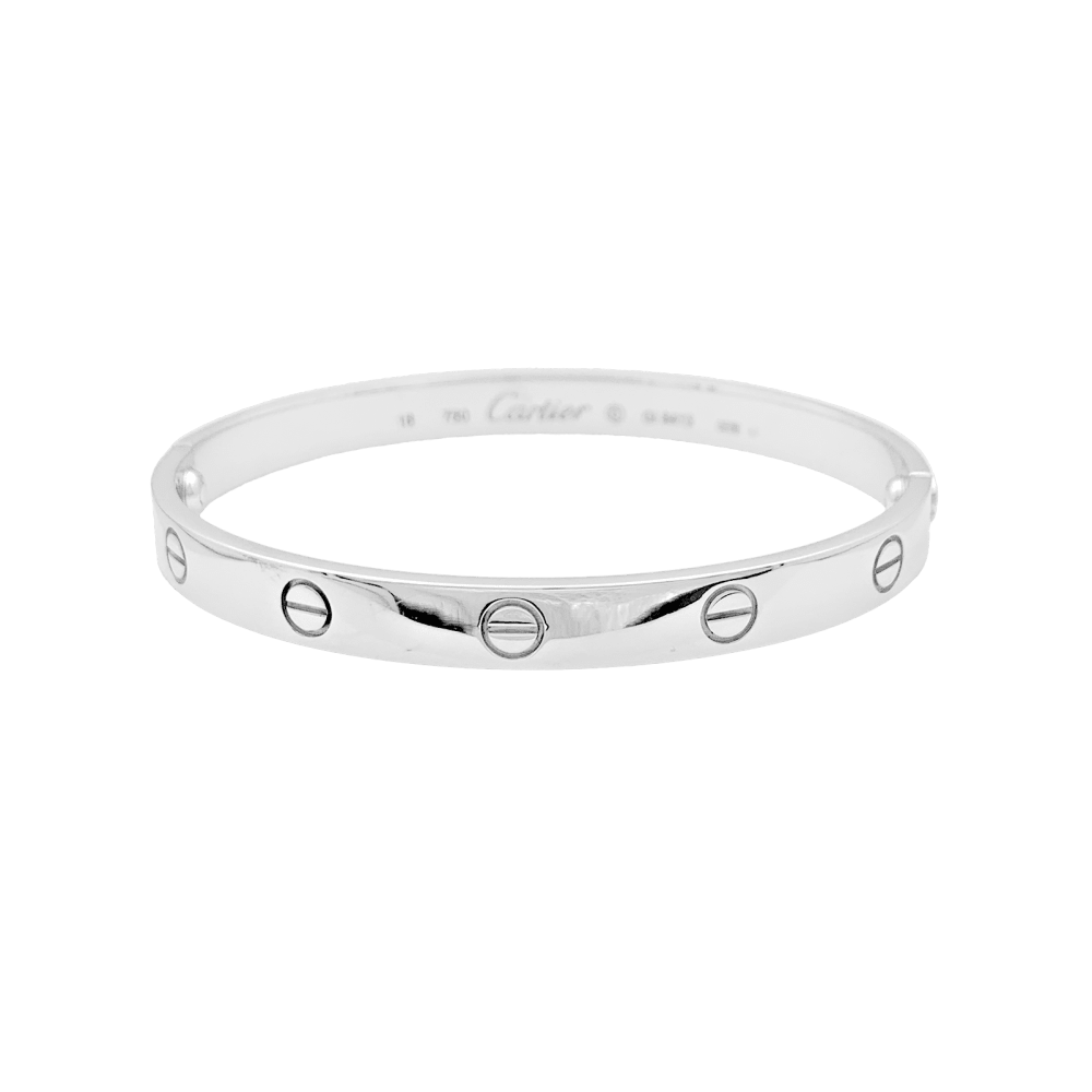 Bracelet Jonc CARTIER "Love" en or blanc - Castafiore