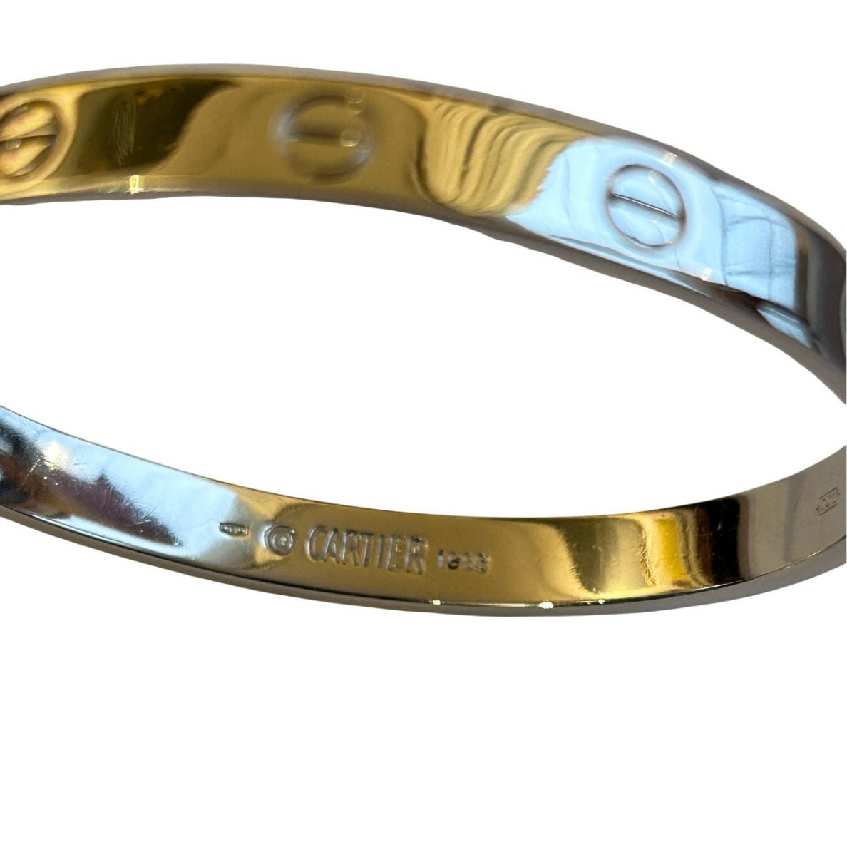 Bracelet Jonc CARTIER "Love" en or blanc - Castafiore