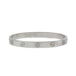 Bracelet Jonc CARTIER "Love" en or blanc - Castafiore