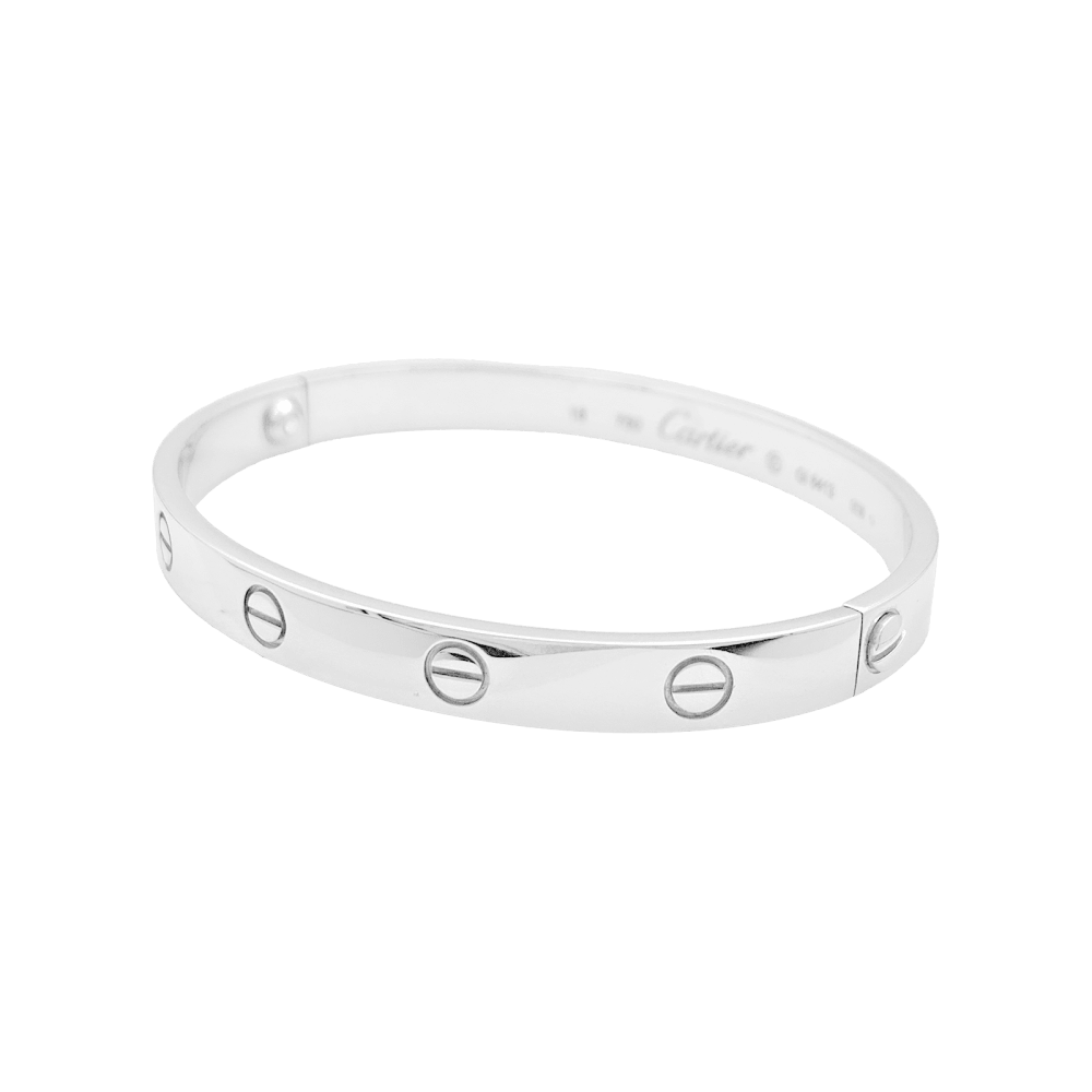Bracelet Jonc CARTIER "Love" en or blanc - Castafiore