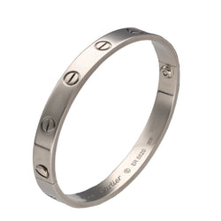 Bracelet Jonc CARTIER "Love" en or blanc - Castafiore