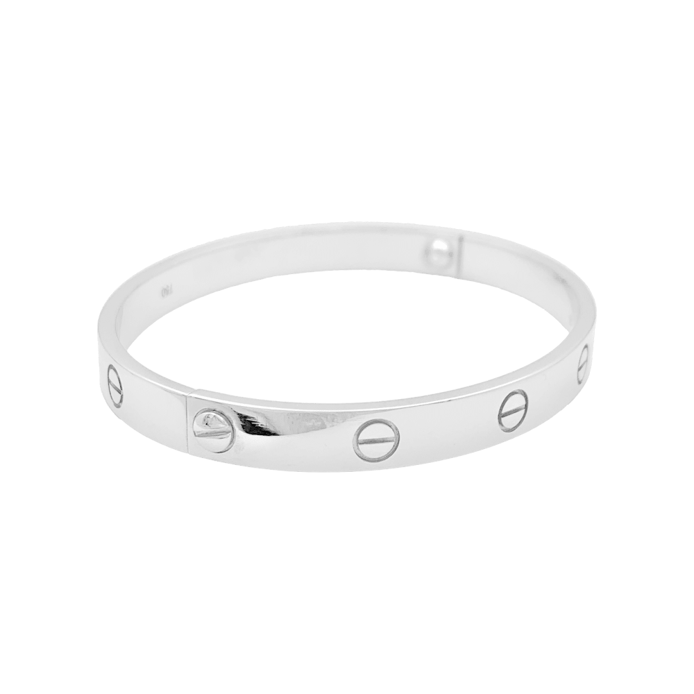 Bracelet Jonc CARTIER "Love" en or blanc - Castafiore