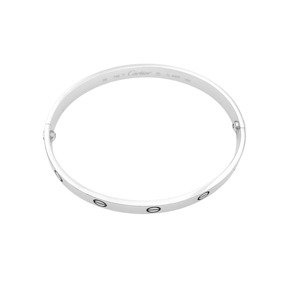 Bracelet Jonc CARTIER "Love" en or blanc - Castafiore