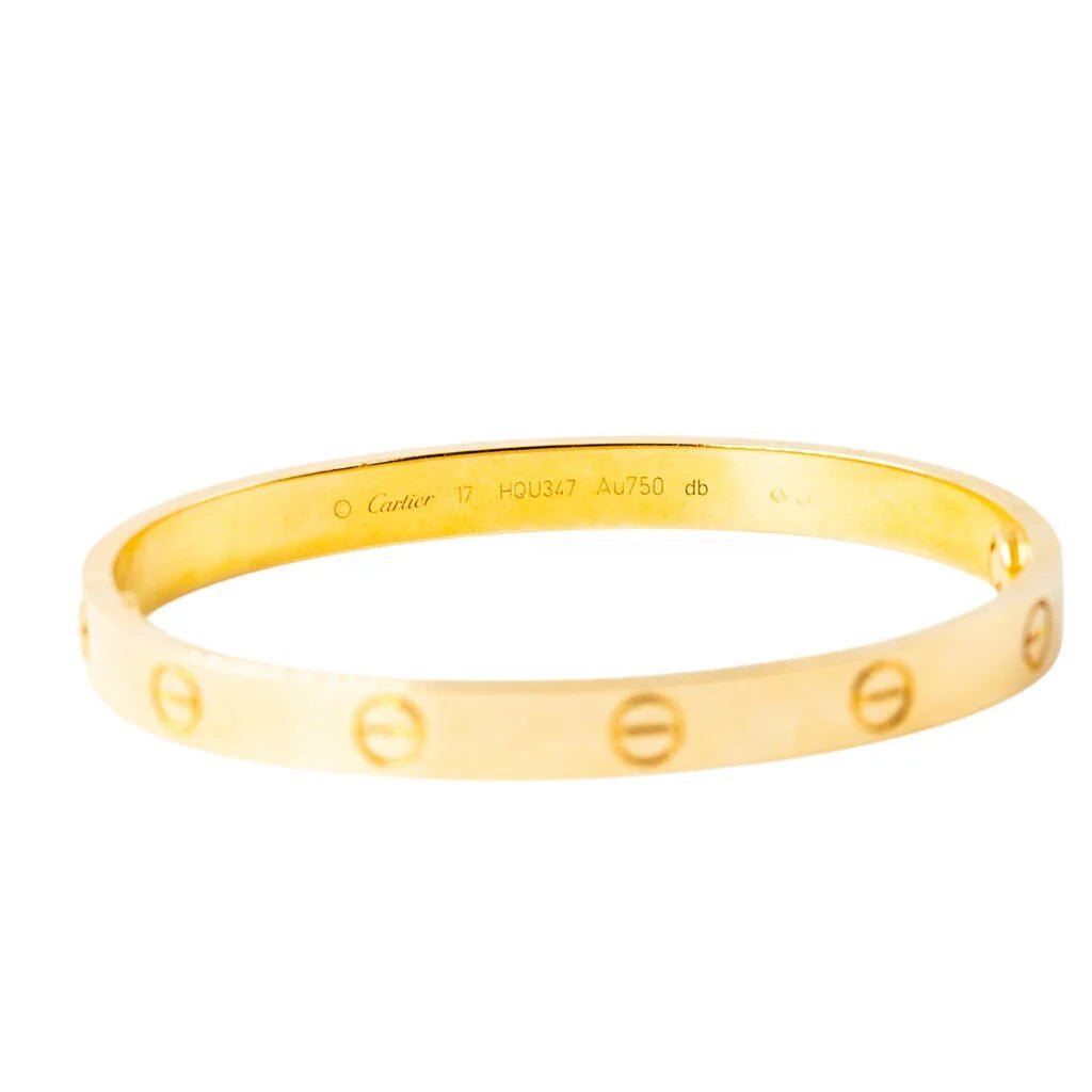 Bracelet Jonc CARTIER "Love" en or jaune - Castafiore