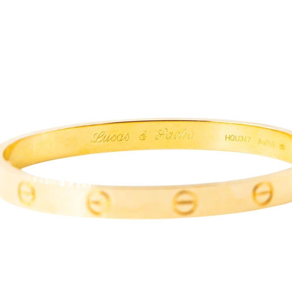 Bracelet Jonc CARTIER "Love" en or jaune - Castafiore