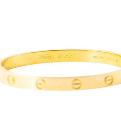 Bracelet Jonc CARTIER "Love" en or jaune - Castafiore
