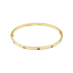 Bracelet CARTIER, "Love", yellow gold, diamonds.